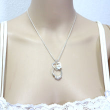 Load image into Gallery viewer, Paw Print Ring Holder Necklace