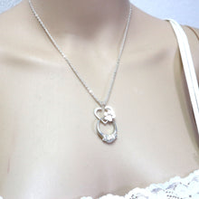 Load image into Gallery viewer, Paw Print Ring Holder Necklace