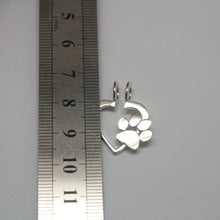 Load image into Gallery viewer, Paw Print Ring Holder Necklace