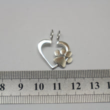 Load image into Gallery viewer, Paw Print Ring Holder Necklace