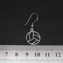 Load image into Gallery viewer, Silver Volleyball Earring