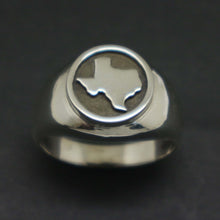 Load image into Gallery viewer, Silver Texas Signet Ring