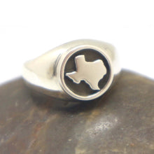 Load image into Gallery viewer, Silver Texas Signet Ring