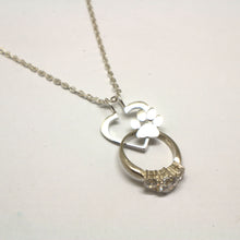 Load image into Gallery viewer, Paw Print Ring Holder Necklace