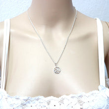 Load image into Gallery viewer, Silver Volleyball Necklace