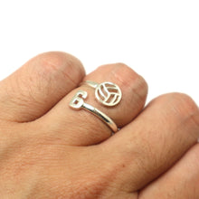 Load image into Gallery viewer, Custom Volleyball Number Ring