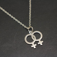 Load image into Gallery viewer, Lesbian Symbol Necklace
