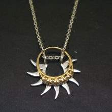 Load image into Gallery viewer, Sun Ring Holder Necklace