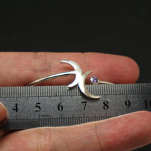 Load image into Gallery viewer, Silver Bisexual Pride Bracelet