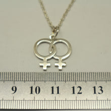 Load image into Gallery viewer, Lesbian Symbol Necklace