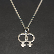 Load image into Gallery viewer, Lesbian Symbol Necklace