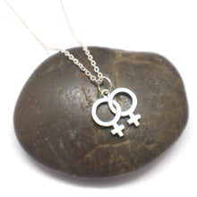 Load image into Gallery viewer, Lesbian Symbol Necklace