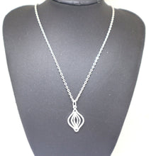 Load image into Gallery viewer, Silver Feminist Vagina Necklace