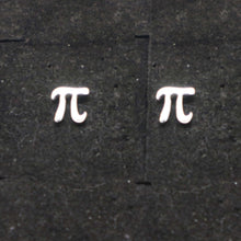 Load image into Gallery viewer, Silver PI Earrings