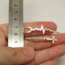 Load image into Gallery viewer, Stethoscope Cross Necklace