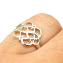 Load image into Gallery viewer, Polyamory Infinity Heart Ring