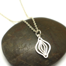 Load image into Gallery viewer, Silver Feminist Vagina Necklace