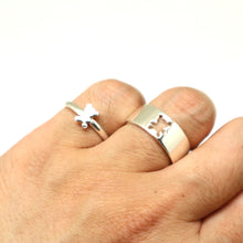 Load image into Gallery viewer, Bear Promise Ring for Couples