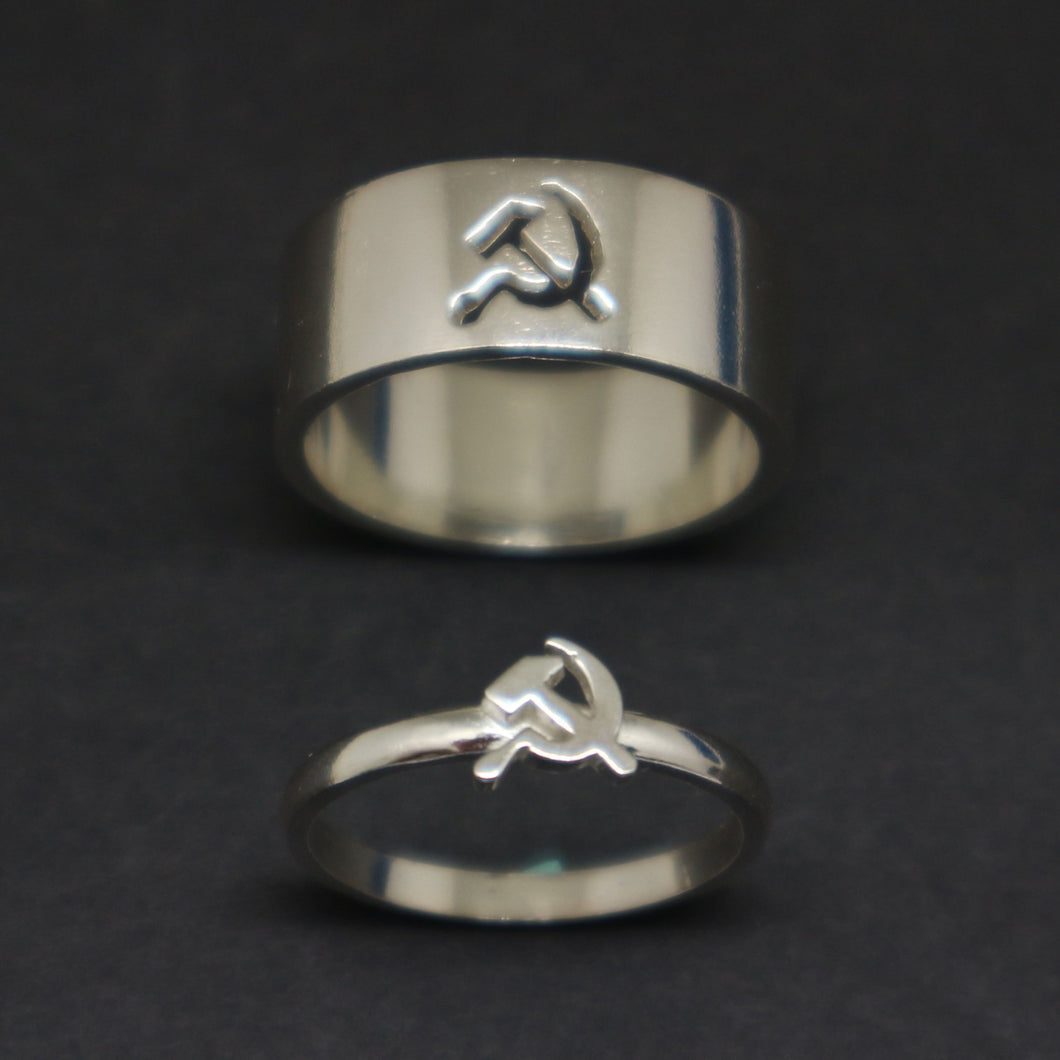Communist Promise Ring for Couples
