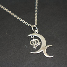 Load image into Gallery viewer, Silver Bisexual Jewelry Necklace