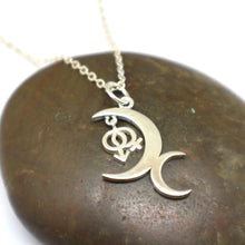 Load image into Gallery viewer, Silver Bisexual Jewelry Necklace
