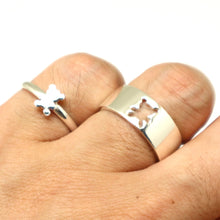 Load image into Gallery viewer, Bear Promise Ring for Couples