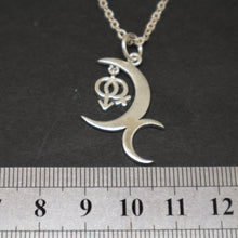 Load image into Gallery viewer, Silver Bisexual Jewelry Necklace