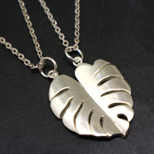 Load image into Gallery viewer, Monstera Leaf Couple Necklace
