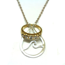 Load image into Gallery viewer, Wave Ring Holder Necklace