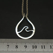 Load image into Gallery viewer, Wave Ring Holder Necklace