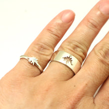 Load image into Gallery viewer, Stegosaurus Dinosaur Promise Ring for Couples