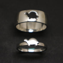 Load image into Gallery viewer, Turtle Dinosaur Promise Ring for Couples