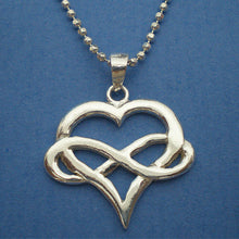 Load image into Gallery viewer, Polyamory Heart Infinity Necklace