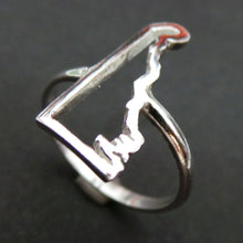 Load image into Gallery viewer, Silver Delaware State Ring