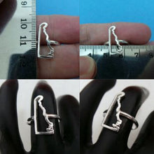 Load image into Gallery viewer, Silver Delaware State Ring