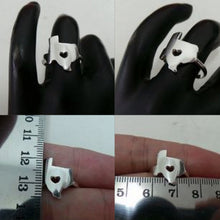 Load image into Gallery viewer, Texas State Ring with Heart
