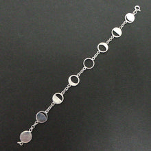 Load image into Gallery viewer, Silver Moon Phases Bracelet