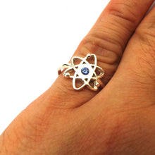 Load image into Gallery viewer, Silver Atoms Ring