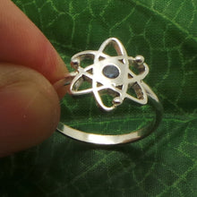 Load image into Gallery viewer, Silver Atoms Ring