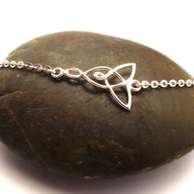 Load image into Gallery viewer, Silver Celtic Mother Daughter Knot Bracelet