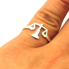 Load image into Gallery viewer, Silver Lawyer Graduation Ring