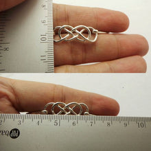 Load image into Gallery viewer, Silver Double Infinity Bangle Bracelet