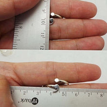 Load image into Gallery viewer, Silver Semicolon Ring