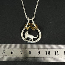 Load image into Gallery viewer, Cat Ring Holder Necklace
