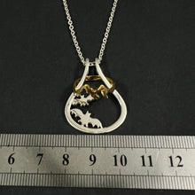 Load image into Gallery viewer, Bat Ring Holder Necklace
