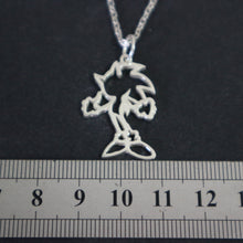 Load image into Gallery viewer, Shadow the Hedgehog Pendant Necklace
