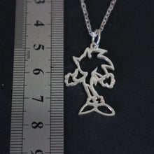 Load image into Gallery viewer, Shadow the Hedgehog Pendant Necklace
