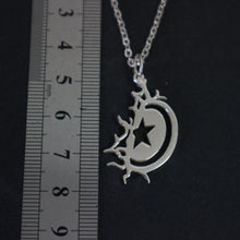 Load image into Gallery viewer, Captain America Shield Pendant Necklace
