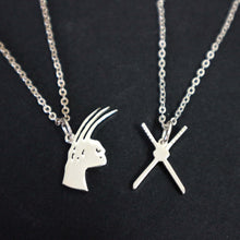 Load image into Gallery viewer, Deadpool and Wolverine Weapon Necklace
