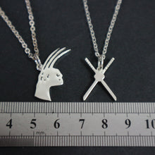 Load image into Gallery viewer, Deadpool and Wolverine Weapon Necklace
